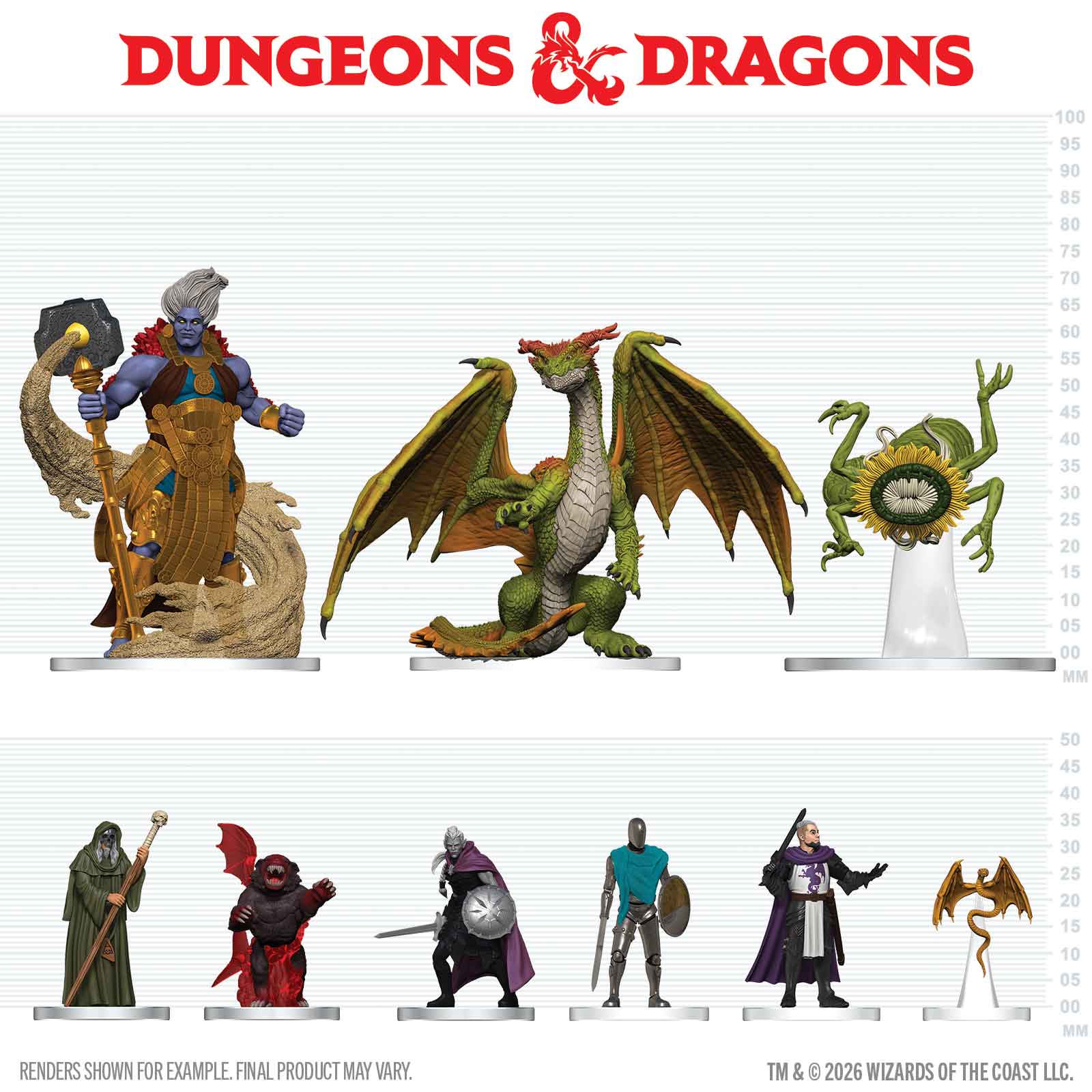 Fantasy Miniatures: D&D Icons of the Realms: Adventures in Faerûn 10 ct ...